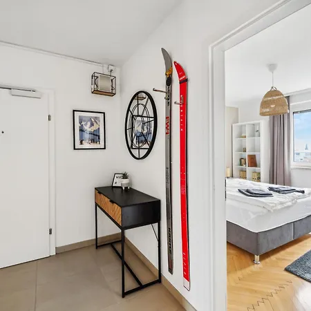 Zentrales Park-Side Apartment - 2Br - Free Parking - 2 Balkone