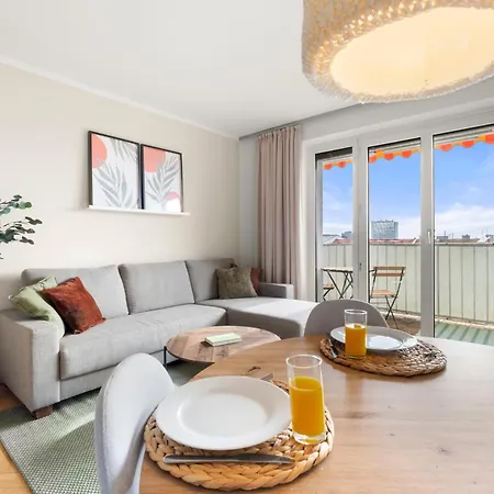 Zentrales Park-side - 2br - Free Parking - 2 Balkone Graz